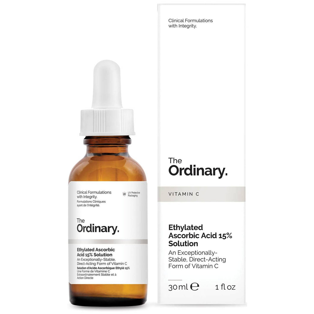 The ordianry Ethylated Ascorbic acid 15% solution 30 ml